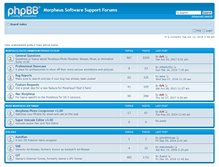 Tablet Screenshot of forums.morpheussoftware.net